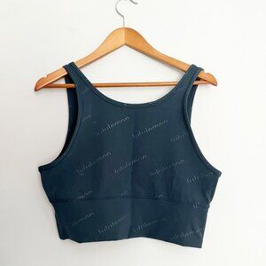 Lululemon Power Pivot Tank Special Edition Embossed Size 12 Submarine Blue